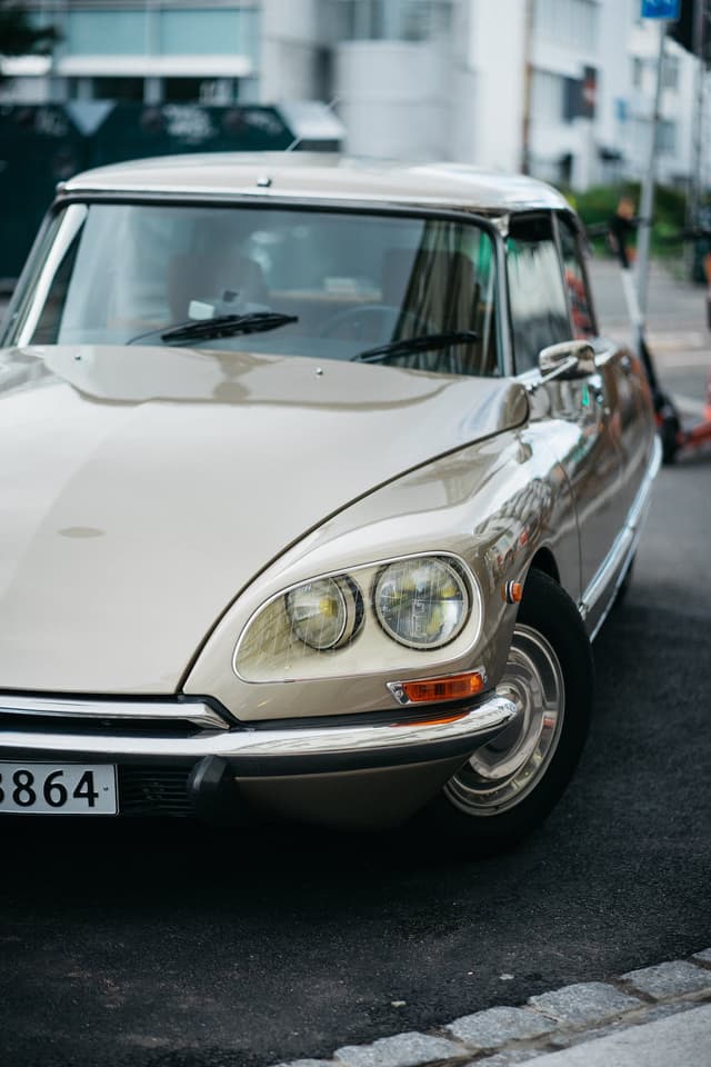 Luxury grey Citroen sedan